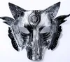 Scary Wolf Head Masks Masquerade Costume Halloween Party Masks Creepy Animal Mask For Adult Cosplay Prop