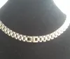 Nouveau collier de lien de bande blanche en acier inoxydable 316L pour hommes de haute qualité Super Noble Fashion