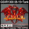 8gifts dla Suzuki Hayabusa GSXR1300 2008 2009 2010 2011 14MY49 Blue Flames GSXR-1300 GSX R1300 GSXR 1300 2012 2013 2014 2015 Biała