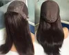Couleur brun foncé 10a de qualité # 2 Fine Sheitels 4x4 Silk Top Wig Finest Fine Vierge Vierge Human Human Wigs Fast Express Livraison Express