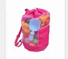 3 pièces sacs de rangement sacs en maille sable loin Collection jouet sac de rangement pour coquille de mer enfants enfants fourre-tout organisateur 3 couleurs