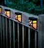 Solar Powered Wall Lamps Outdoor LED Garden Yard Light High Brightness Lights Outside Landscape Lamp Waterproof