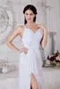 2017 Новый Элегантный Real Photo V-образным вырезом шифон свадебные платья A-Line плюс размер свадебные платья BM36