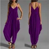 Nouveau Sexy Jumpsuit Summer Women's Harem Romper Jumpsuit Combinaisons Playsuit Avec Spaghetti Strap Et Deep V-Neck Jumpsuit1