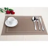 Gros-Top Finel 2016 8pcs / lot PVC Plaid Napperons pour table à manger Runner Lin Place Mat dans la cuisine Coupe Vin Mat Pad1