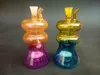 Variedade de gradiente de água de vidro de vidro de água gradiente acessórios de cano colorido fumando tubos de vidro curvado Tubos de queimador de óleo Tubos de água Dab r