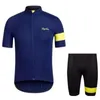 Maglia da ciclismo Rapha Team Set bici maniche corte camicia bavaglino / pantaloncini tuta estate abbigliamento da bicicletta da uomo Ropa ciclismo hombre Y21031810