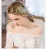 Wedding Bridal Hair Clip Ręcznie wykonane kryształowe diamentowe strzępy z koralikami akcesoria SL32268639