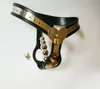 Dispositivo di castità femminile a forma di cuore in acciaio inossidabile Cintura regolabile Modello T Dispositivi di ritenuta per mutandine SM Bondage con spina anale