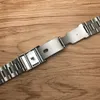 Jawoder Watch Band 12 14 16 18 20 22 24 mm Ren solid rostfritt stål Polering + Borstat Watch Band Strip Deployment Buckle Clasp Armband