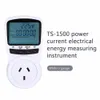 Freeshipping Electronic Energy LCD Energy Monitor Plug-in Instrument de mesure de l'électricité US UK EU AU Plug