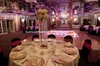 WEDDING CENTERPIECES مزهريات من الأكريليك الشفاف لترتيبات الأزهار