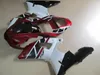 ABS Plastic Fairing Kit voor Yamaha YZF R1 2000 2001 Rood Wit Black Backings Set YZFR1 00 01 BD35