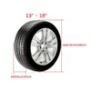 4x4 запасное колесо обода охватывает шины тотализатор небольшой размер мешок колеса защитная крышка с прочной ручкой, пригодный для 13-19 дюймов шин пакет из 4 (66 см / 26 дюймов)