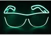 LED Party Wear Lunettes Mode El Fil Lunettes Anniversaire Halloween fête Bar Fournisseur Décoratif Lunettes Lumineuses Lunettes