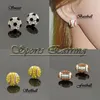 Novo Brinco Studs Sofball Basquete Basquete Voleibol Futebol Futebol Rhinestone Cristal Bling para Esportes Meninas Brincos Do Parafuso Prisioneiro