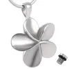 IJD8026 Bloem 316l Rvs Crematie Hanger Ketting As Aandenken Urn Stash Geheugen Necklace260u