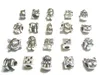 50 sztuk / partia Mix Style Tybet Silver Charms Metals Luźne Koraliki Dla DIY Craft Moda Biżuteria Prezent C18