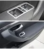 Bilstyling Rostfritt Stål Inredning Dörrfönster Lift Switch Panel Skal för VW POLO 2012-2016 Trim Dekoration Tillbehör