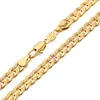 Classics Hommes 14k Solide Gold GF Cuban Link Chaîne Véritable Collier de bordure rempli Chatless Non satisfait du remboursement