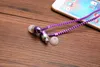 Metal Zipper Earphone 3.5mm In-Ear Wired Ear Phones With Microphone Stereo Bass Earbuds For Mobile Phone MP3/4 fone de ouvido