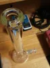 10 "Glasvattenrör med nytt ner stamglas Bong 18,8 mm Joint Beaker Bongs Have Bowl