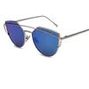 occhiali da sole occhio di gatto rosso specchio Women039s occhiali di marca occhiali da sole vintage retrò gatto Oculos occhiali da sole blu nero oro rosa7932710