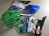 Spritzgegossenes Kunststoff-Verkleidungsset für Honda CBR600 F4I 01 02 03. Grün-blaues Verkleidungsset CBR600F4I 2001-2003 OT12