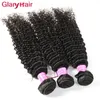 2017 Très Populaire Coiffure Kinky Curly Virgin Bundle Deals Bundles de Cheveux Brésiliens Doux Glary Tissage de Cheveux Humains Remy Hair Products