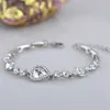 Herz des Ozeans Liebesarmband Kristall Diamant Armband Schmuck Damen Armbänder Neues Hochzeitsgeschenk Modeschmuck 162295