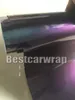 Vinyle d'enveloppe de voiture bleu violet brillant Shift colorflow avec emballage de véhicule sans bulles d'air couvrant la feuille de flip flop Taille: 1.52 * 20M / Roll 5x67ft