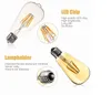 Super Bright E27 LED Filament Bollen Licht 360 Hoek St64 LED-verlichting Edison Lamp 4W / 6W / 8W 110-240V 6 STKS