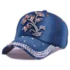 ファッションの女性の野球帽の花のスパンコールデザイン帽子デニムゴーラの女性スナップバック帽子綿の骨のユニセックス夏の帽子