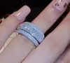 cubic zirconia rings sterling silver