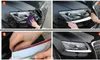 Embellecedor de decoración de faro delantero de coche ABS cromado 2 uds de alta calidad, barra embellecedora decorativa de lámpara delantera para Audi Q5 2010-2013