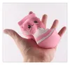 Moda FCCreative Chave de Telefone Móvel Kawaii Animal Jumbo Pão Simulação Squeeze Charms Stress Reliever Crianças Presente