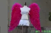 EMS free shipping Model T stage show Fashion accessories rose red angel wings large fairy feather wings pure handmade