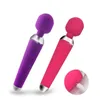 Super Powerful oral clit Vibrators for Women USB Rechargeable AV Magic Wand Vibrator Massager Adult Sex Toys for Woman