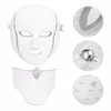 7 Kleuren PDT LED Lichttherapie Gezicht Hals Masker Anti-Aging Apparaat Verjonging Therapie Rimpels Behandeling Stimulator Ontspanning