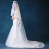 voiles de mariage coiffes de voile de mariage pour mariage accessoires de mariée ivoire voiles de mariée voiles simples avec dentelle et diamant