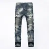 Groothandel- 2017 Mode Upscale katoenen herenjeans Hoge kwaliteit broek Europese en Amerikaanse casual stijlbroek voor herenjeans