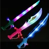 LIGHT UP NINJA SWORDS MOTION 활성화 된 사운드 깜박이는 해적 Buccaneer Sword Kids Led Flashing 장난감 글로우 스틱 파티 선물 선물 Li6483334