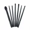 Anmor haute qualité 7 pièces ensemble de pinceaux de maquillage pinceaux de maquillage professionnels Brochas Maquillaje en poils de chèvre Bk -142 outils de maquillage