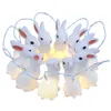 LED Strings Battery Operated 10 LEDs Indoor Easter Decorative Bunny String Lights holiday and lighting