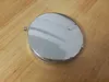 50pcs/lot Fast Shipping Women Lady Girl Mini Beauty Metal Make Up Cosmetic Makeup Round Mirror Silver ,50pcs/lot