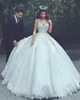 Dernières robes de mariée Said Mhamad avec des appliques de dentelle Robe de mariée princesse sans manches à col en V sexy 2017 Charmante A-Line Jolie robe de mariée