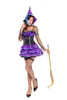 Belle robe de princesse de conte de fées violette, vêtements de fête d'halloween, elfe de la forêt, sorcière, Costume de spectacle sur scène