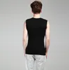 Newest arrival Men's Tank Tops Wide Shoulder Vest Pure Cotton Men Bottom Thread Shirt Glamor Slim Soft TM018 Mens Tanks Top