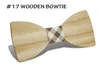 Noeud papillon en bois 20 styles noeud papillon traditionnel vintage fait à la main pour gentleman mariage produit fini noeud papillon en bois 12 * 5.5 cm pour adultes