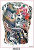 Autoadesivi del tatuaggio di arte del corpo posteriore completo del tatuaggio temporaneo impermeabile di modo sul retro Stikers di arte del corpo di 48x34cm